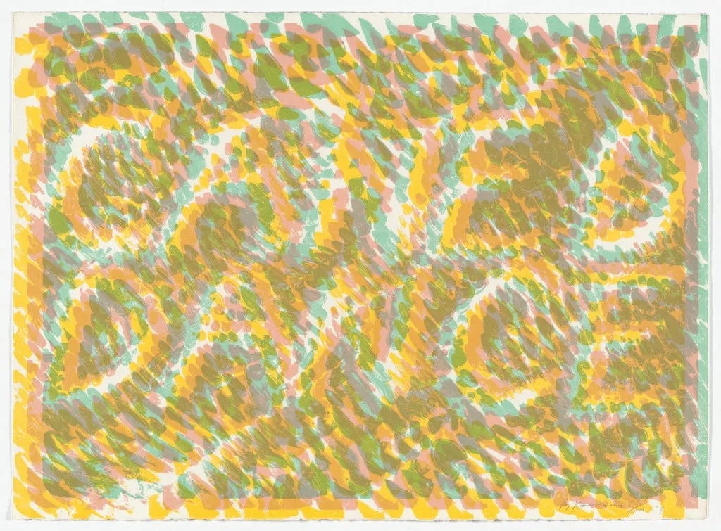 Untitled, by Bruce Nauman, ink, 1974
