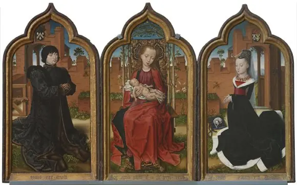 Triptych  of Jean de Witte and Maria Hoose, by Bruges Master of 1473