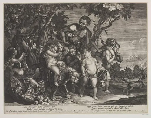 Infant Bacchus on a Leopard, by Brunn, D