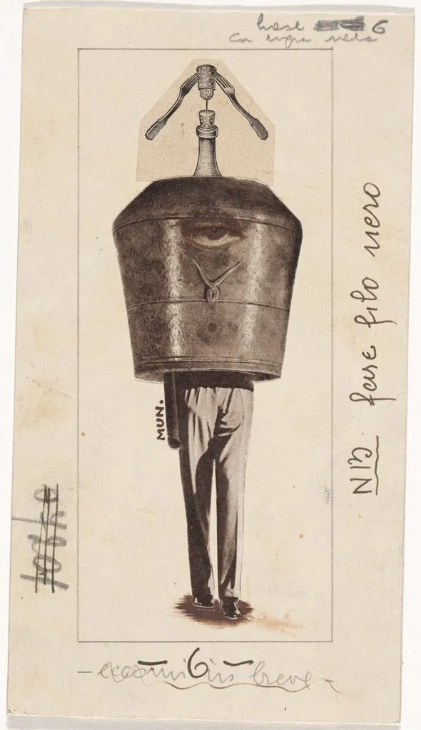 Untitled, by Bruno Munari, gouache, 1938