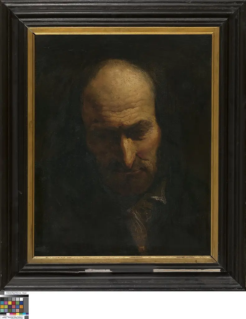Portret van een man, by Bruno Van Hollebeke