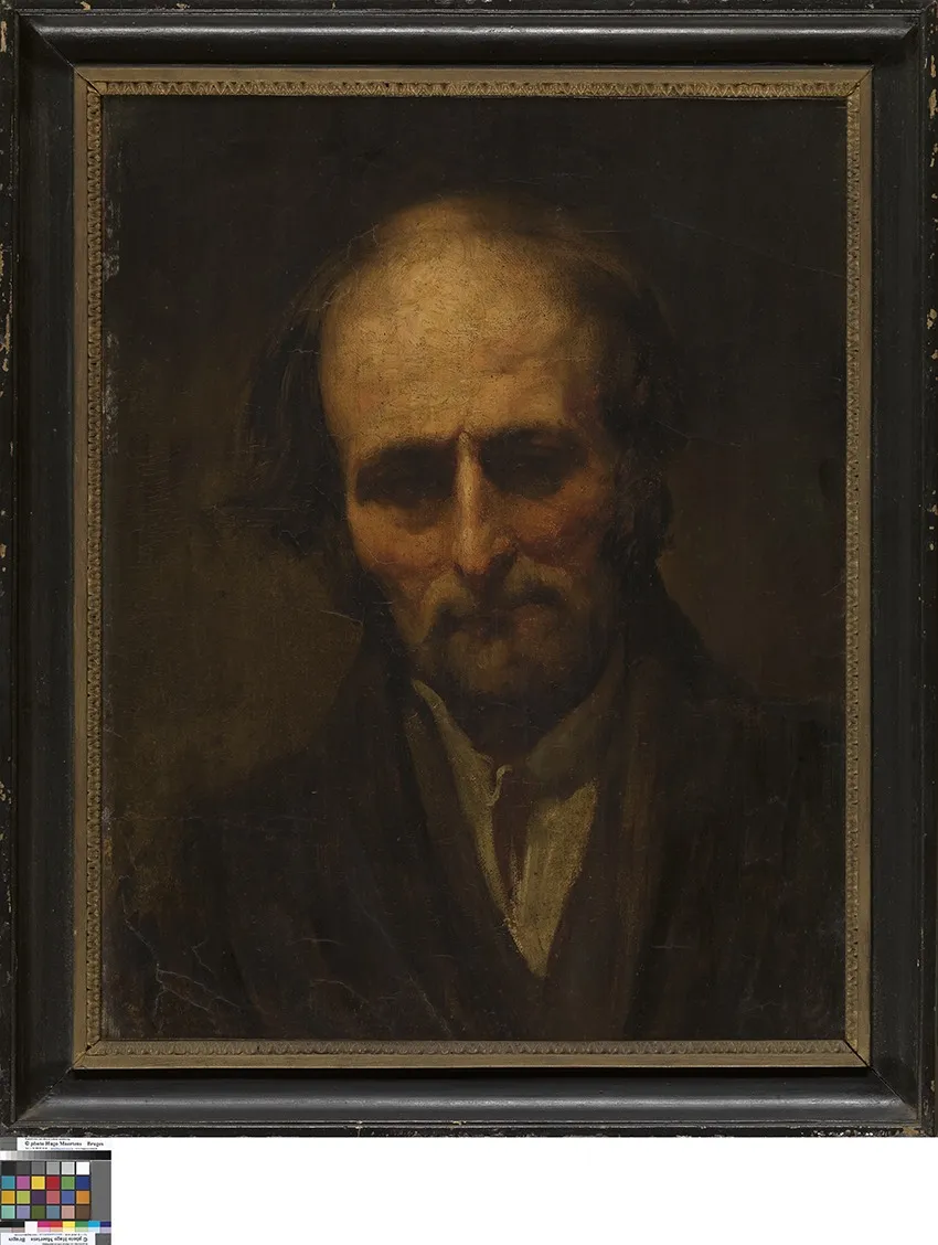 Portret van een man, by Bruno Van Hollebeke, oil, 1817