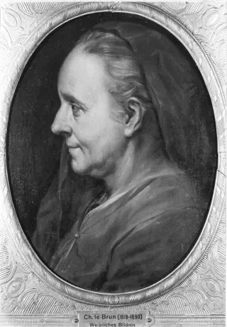 Brustbild einer bejahrten Frau, by Charles Le Brun