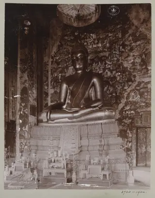 Buddha in Temple of Wat Leip, Bangkok