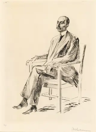 Burgermeister Dr. Burchard, by Max Liebermann