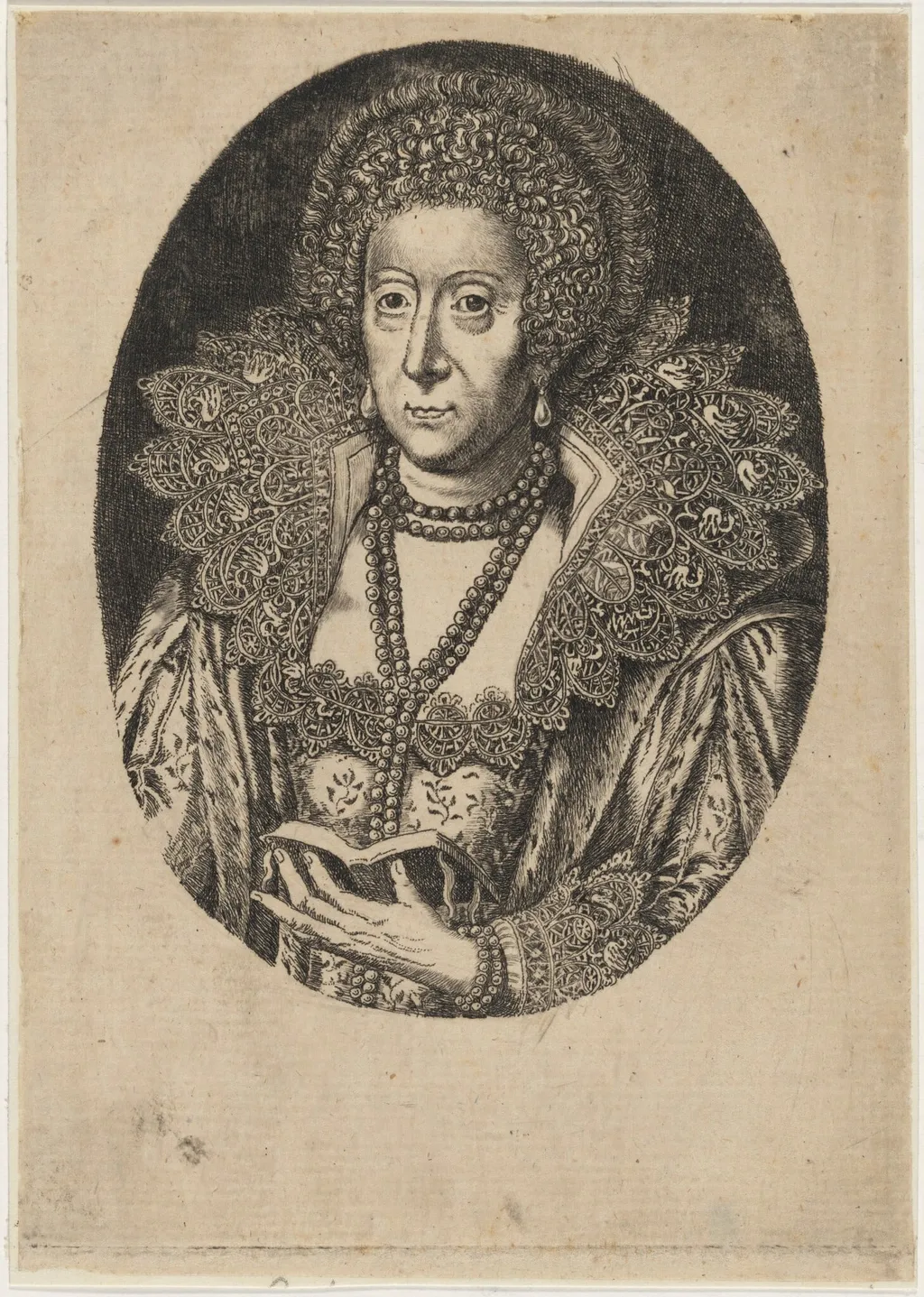 Mary Sidney, Countess of Pembroke, by Burnet Reading, ink, 1789