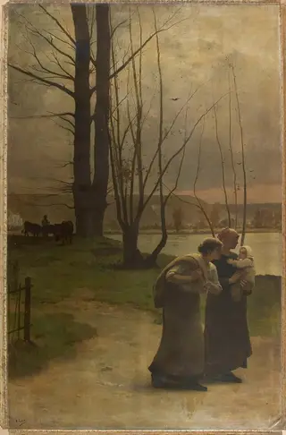 By the Riverside, by Henry Lerolle