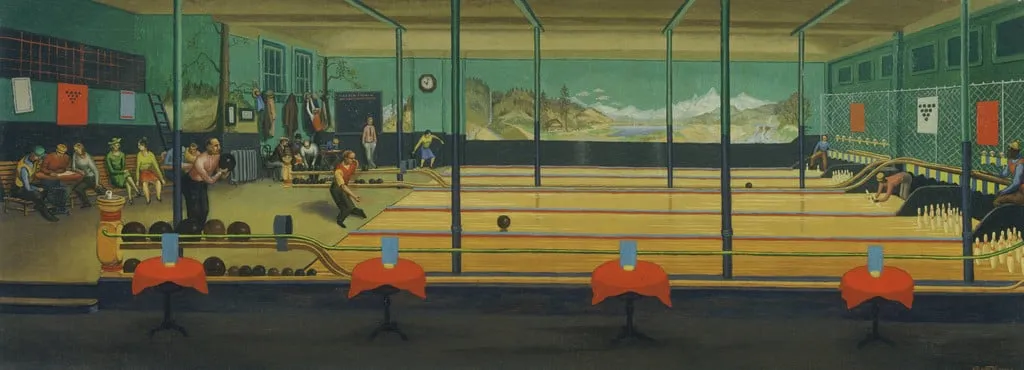 Untitled, by Byron Thomas, oil, 1939