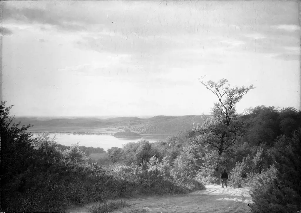 Eftermiddag ved Himmelbjerget, by C. A. Kølle