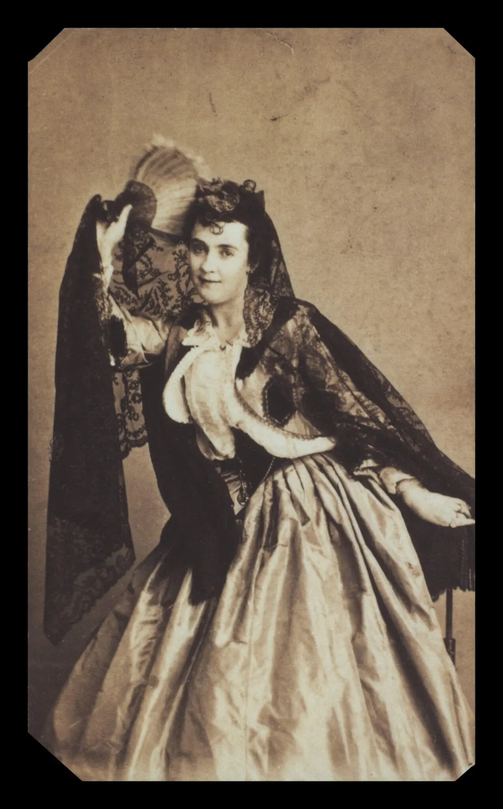 Guy Little Theatrical Photograph, by C. D. Fredericks, photographic, 1864