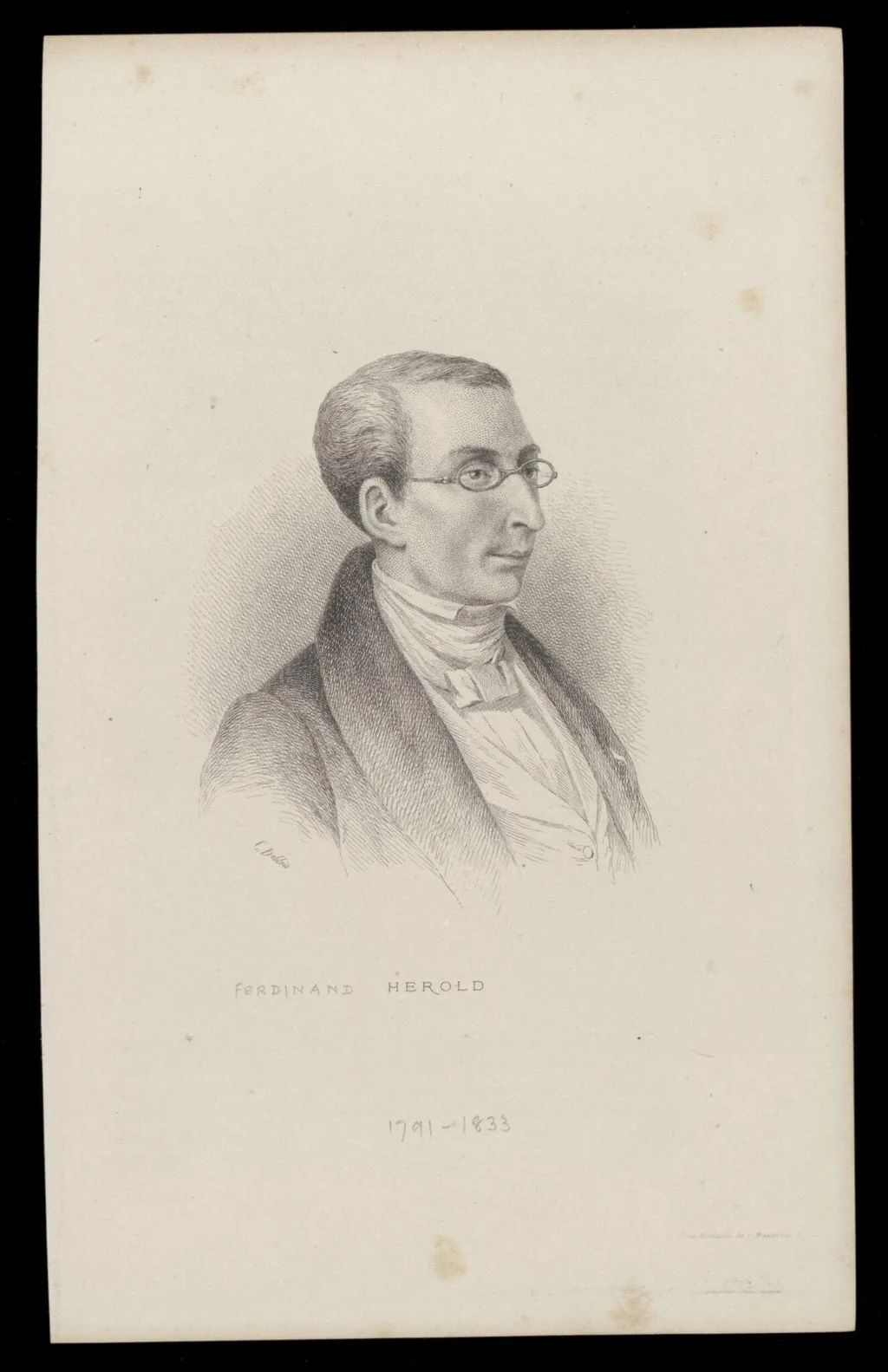 H Beard Print Collection, by C. Deblois, 1850