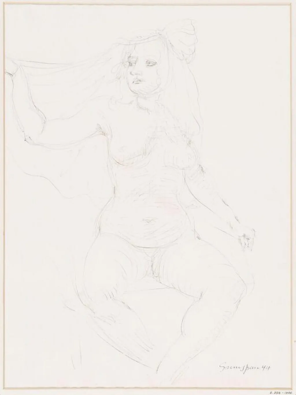 Female Nude, by C. E. Grunspan, 1944
