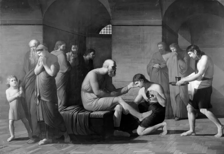 Sokrates' død, by C.F. Høyer