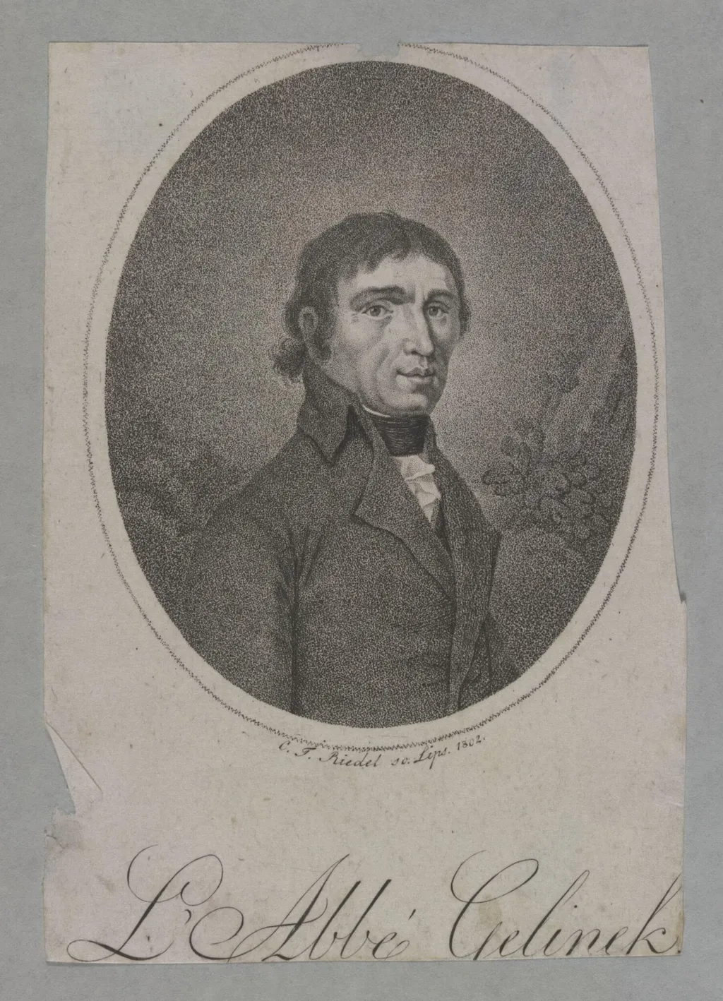 L'Abbé Gelinek, by C. J. Riedel, 1802