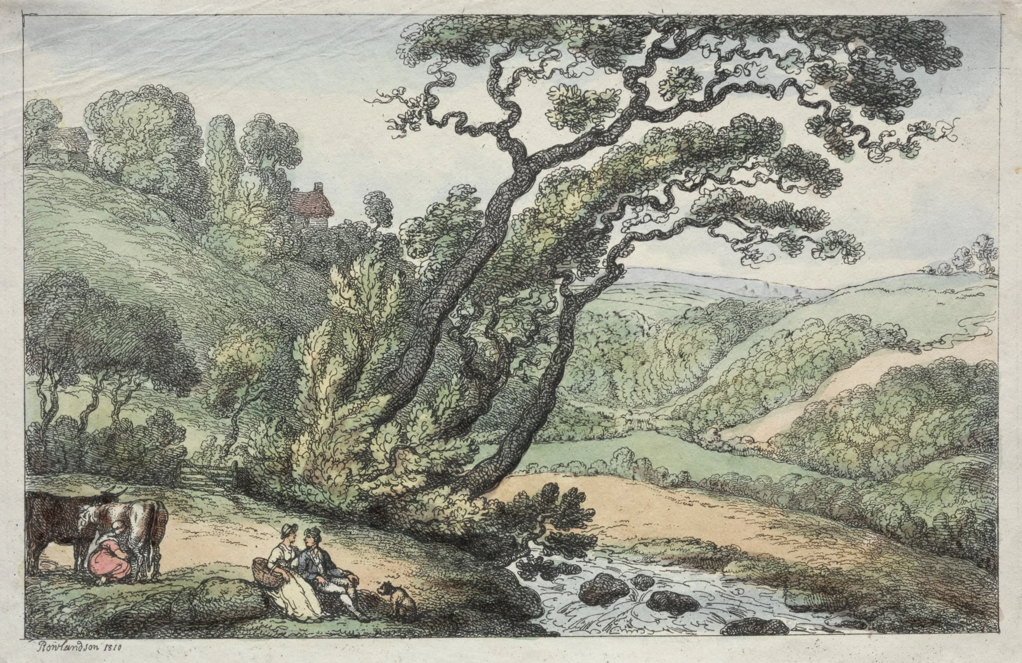 A Cornish View, detail