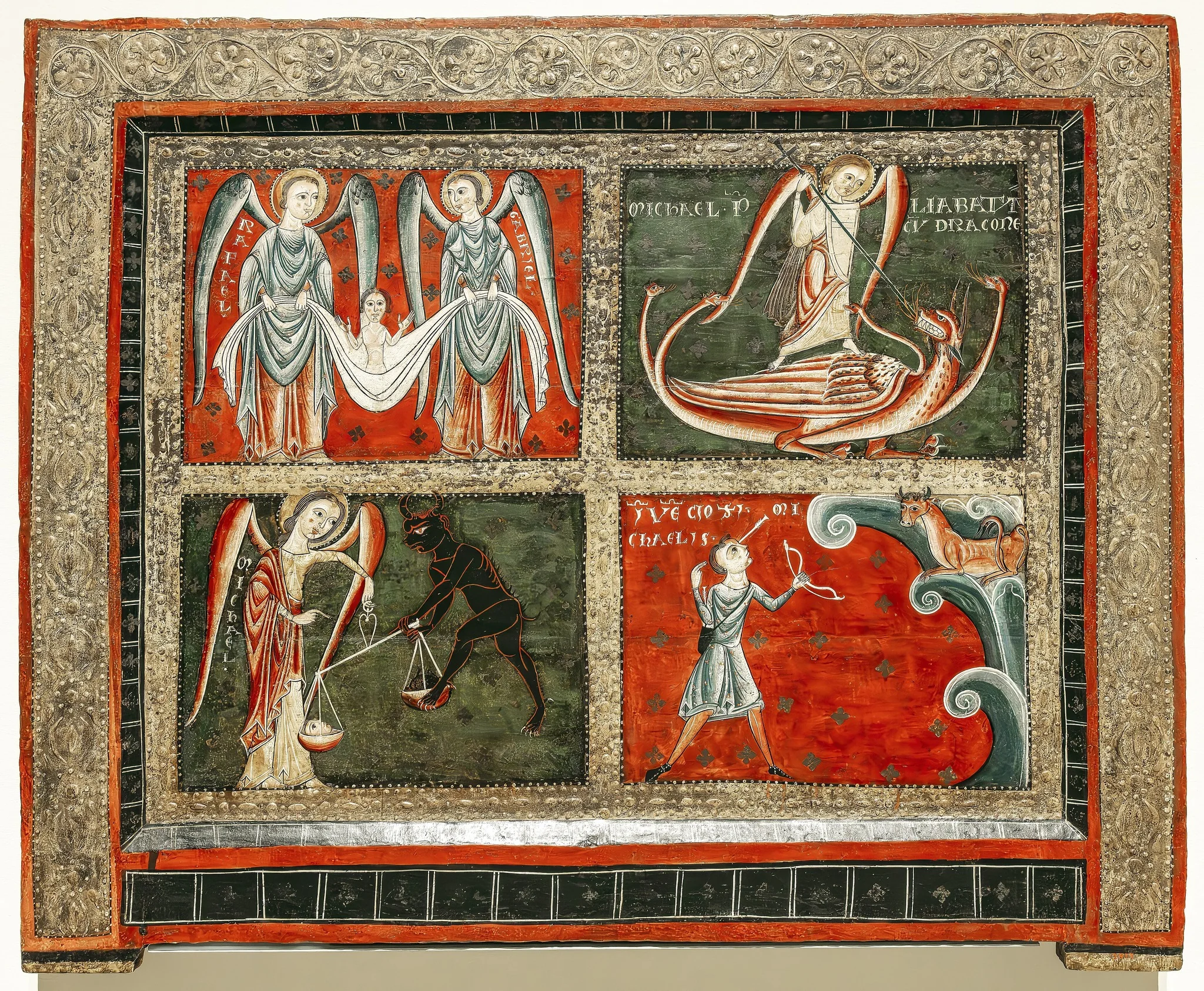Altar frontal of the Archangels, detail