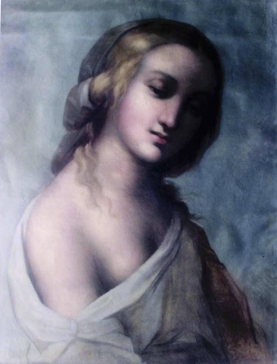 Muza Thalia din Parnas, detail
