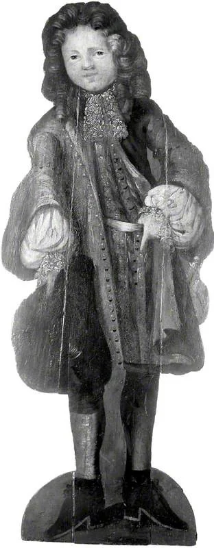 Boy with a Lace Collar (dummy board), detail