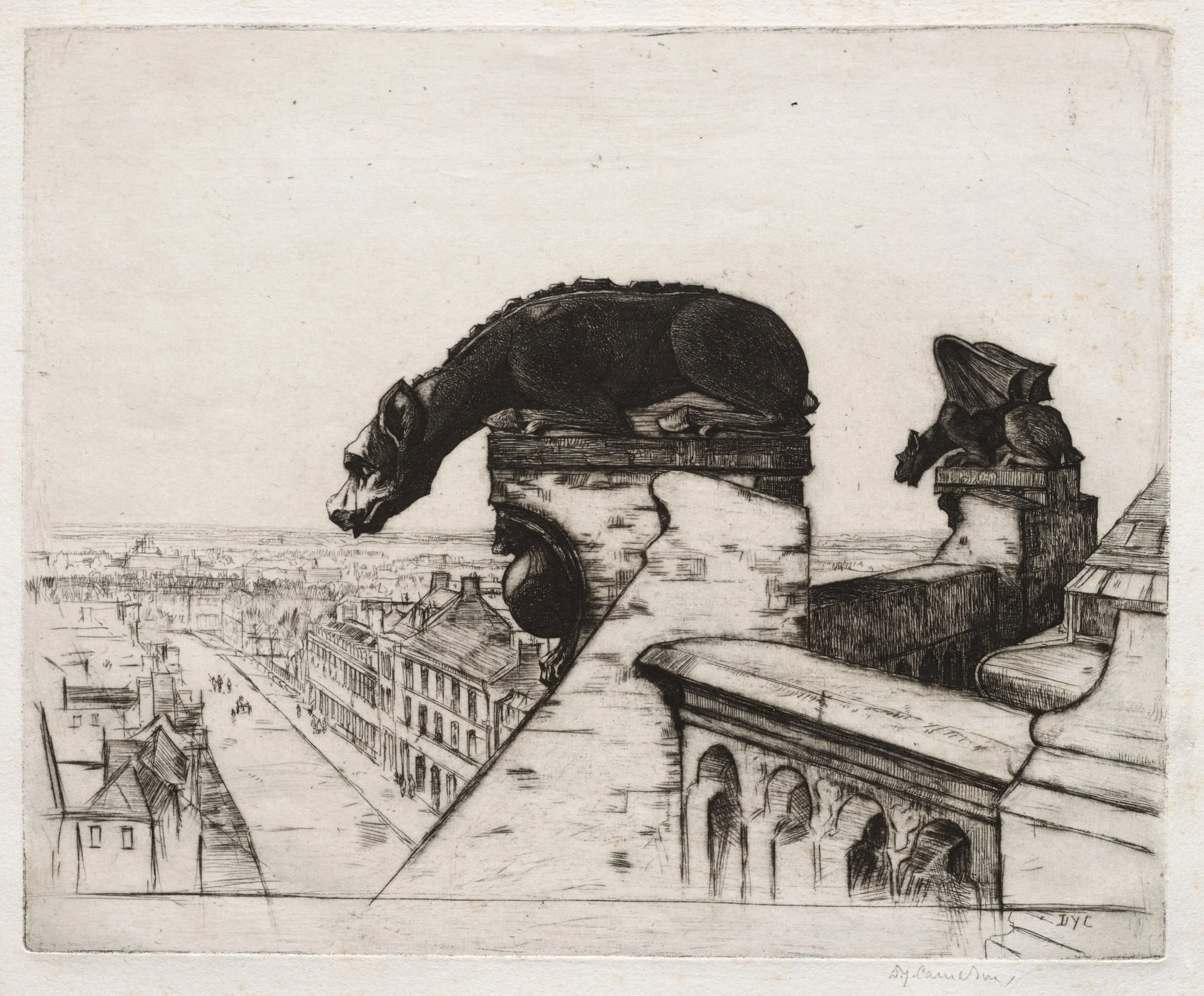 The Wingless Chimera, detail