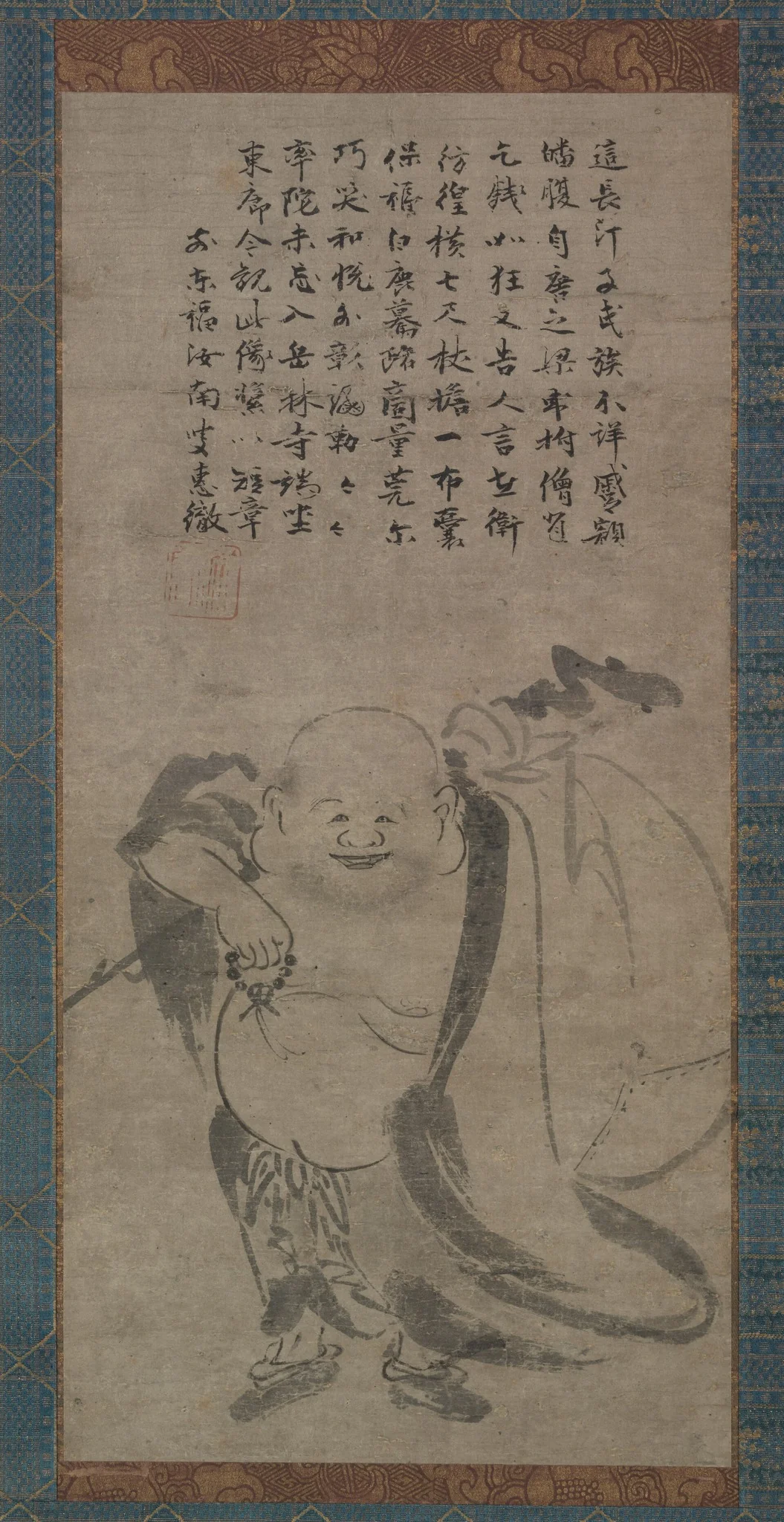 Hotei, detail