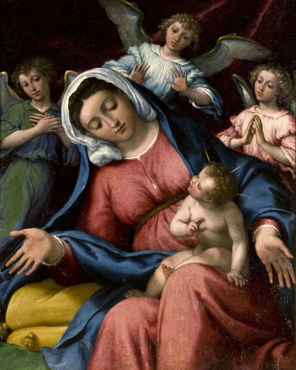 Madonna della Grazie, by Lorenzo Lotto, oil, 1525