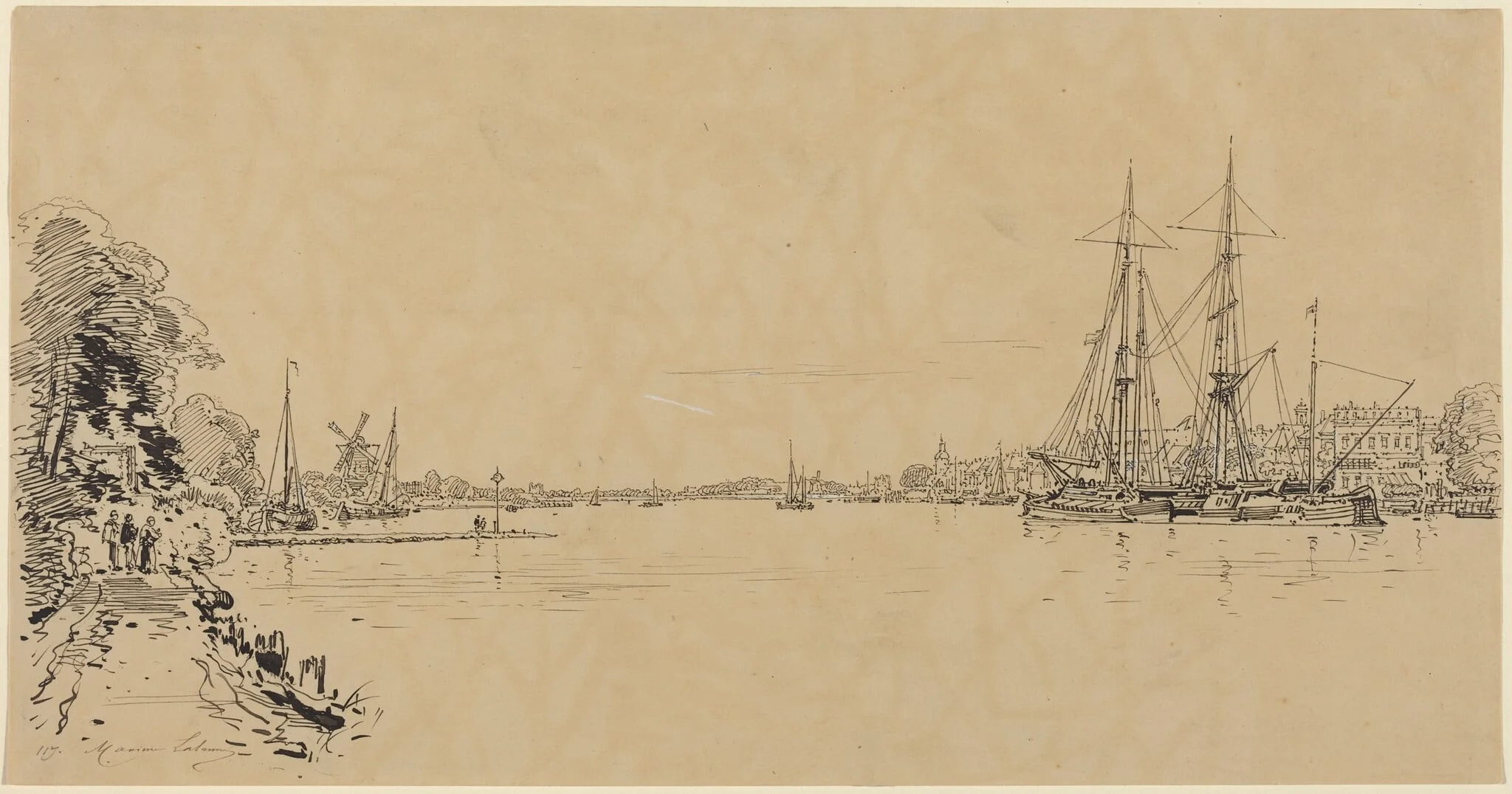 Dutch View, detail