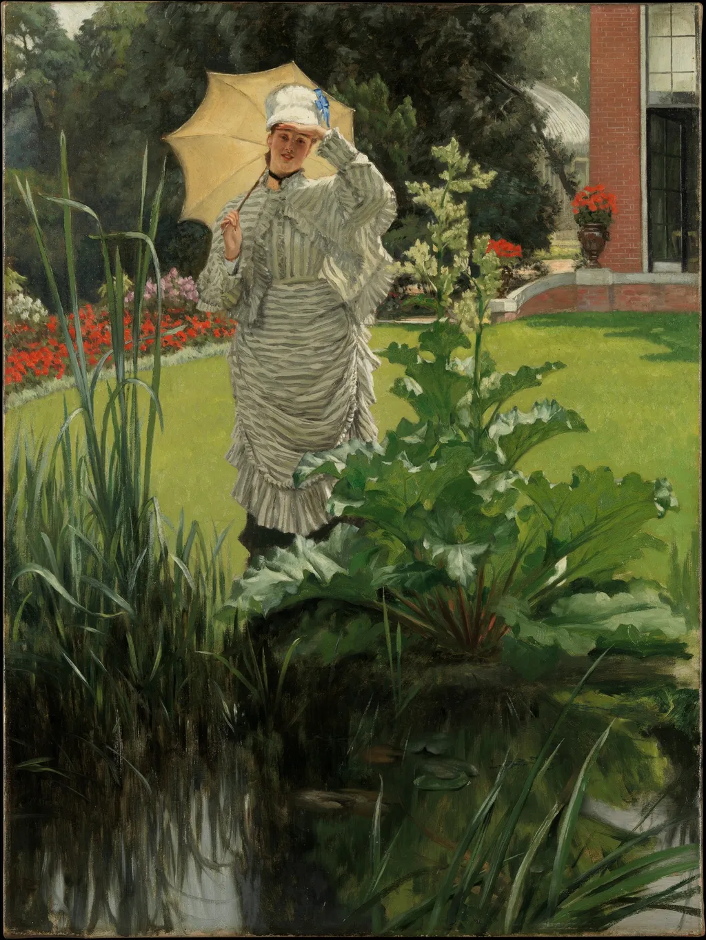 Spring Morning, by James Tissot, oil, 1875