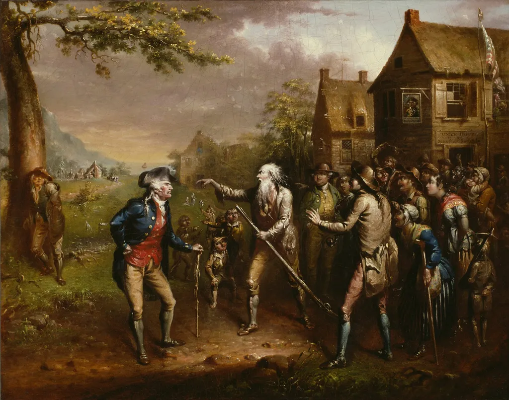 Rip Van Winkle, by John Quidor, oil, 1829