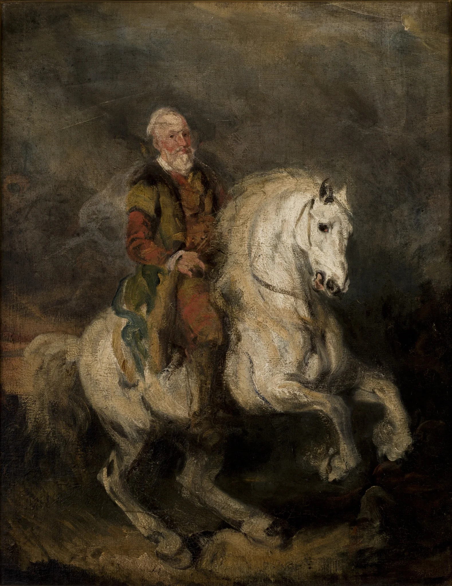 Hetman Stefan Czarniecki on Horseback, detail