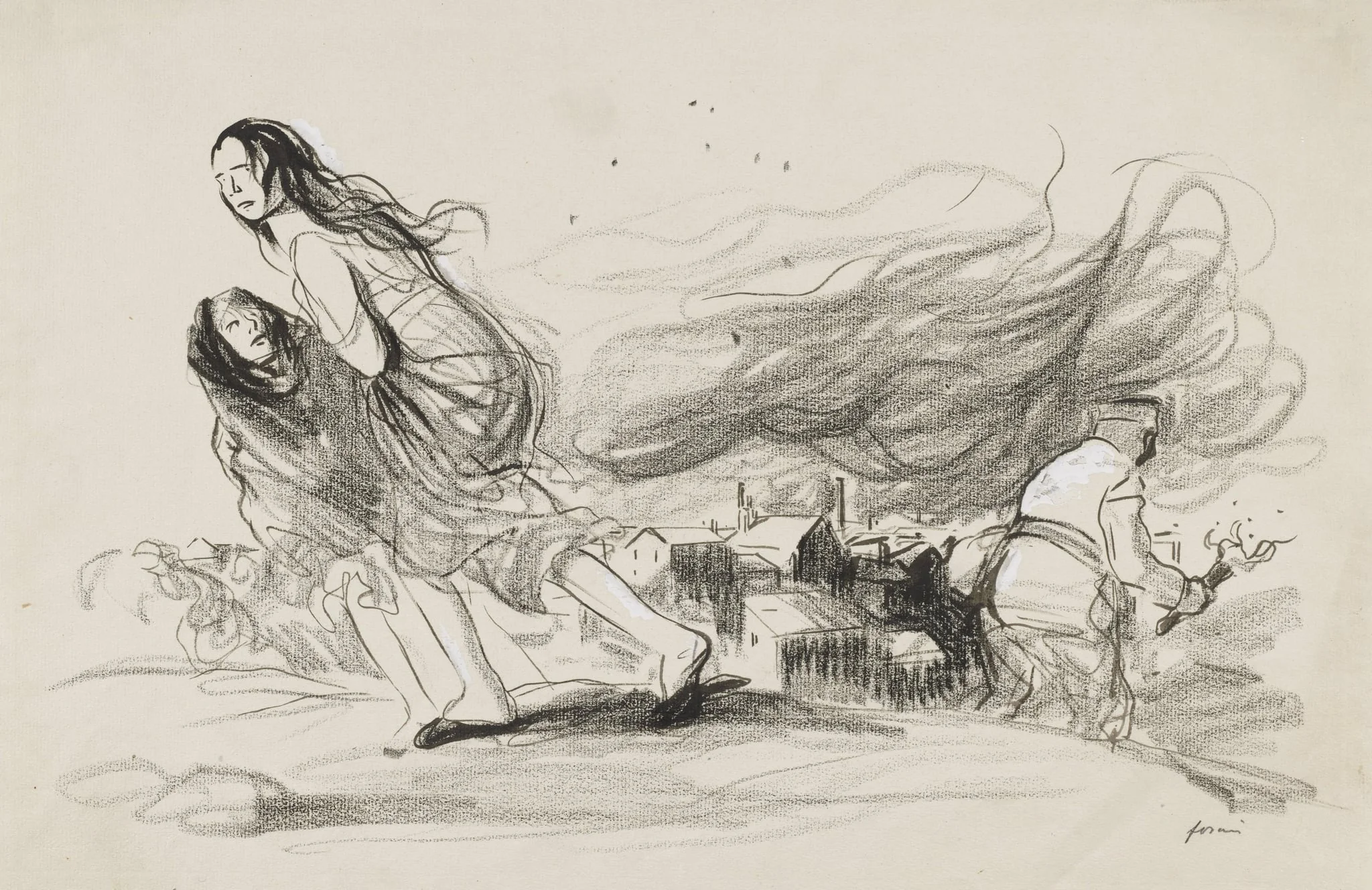 "They Are Burning Everything - They must be about to Retreat", detail