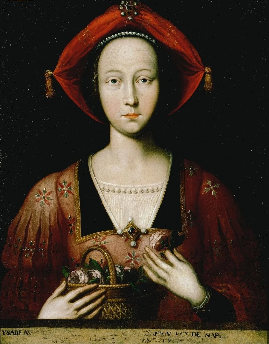 Ritratto di Isabella di Lorena, detail