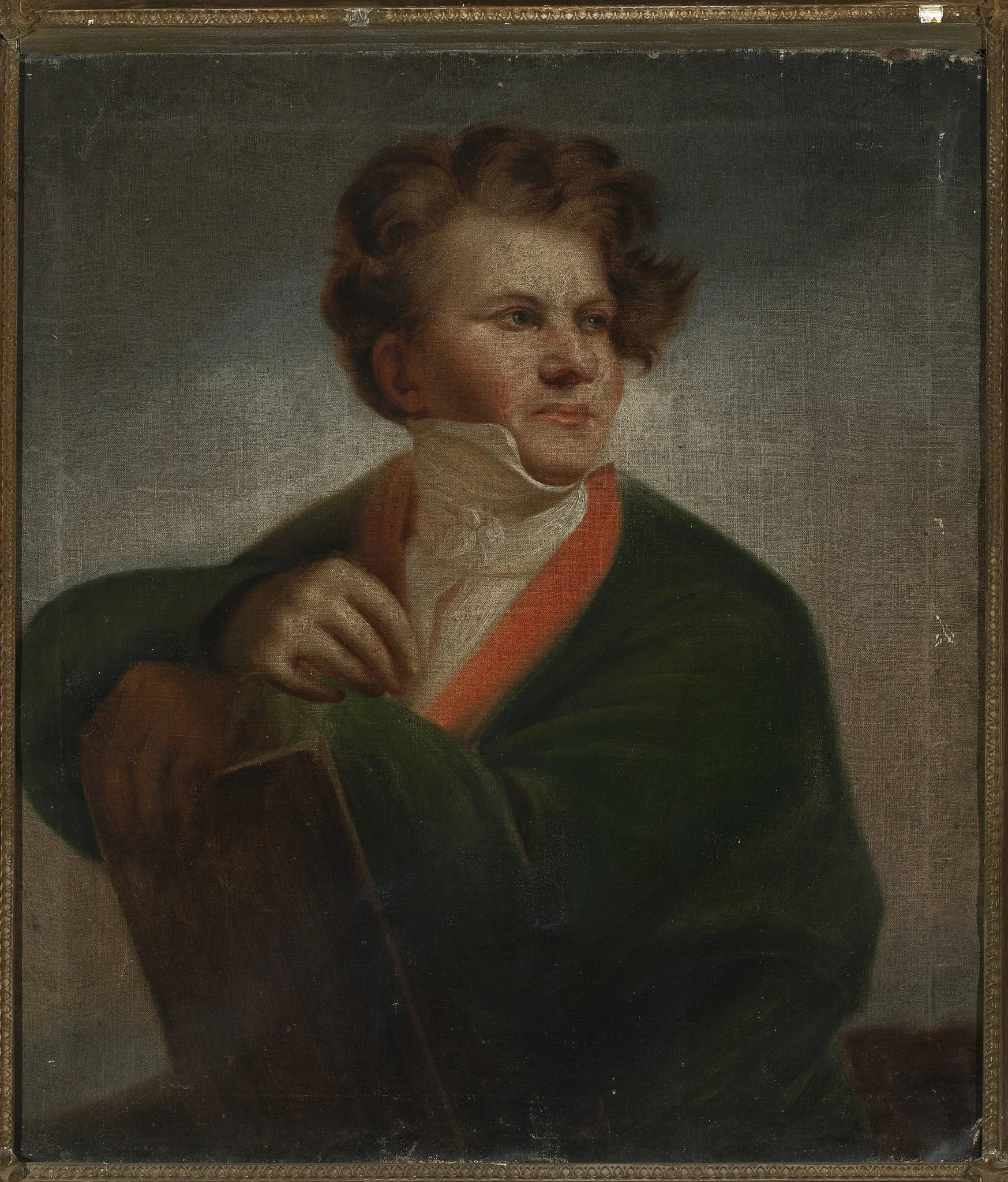 Self-portrait of Jan Damel (1780? –1840), copy, detail