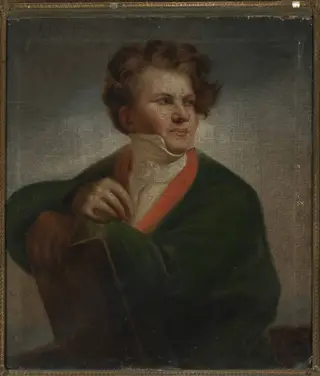 Self-portrait of Jan Damel (1780? –1840), copy, by Jan Damel, oil, 1820