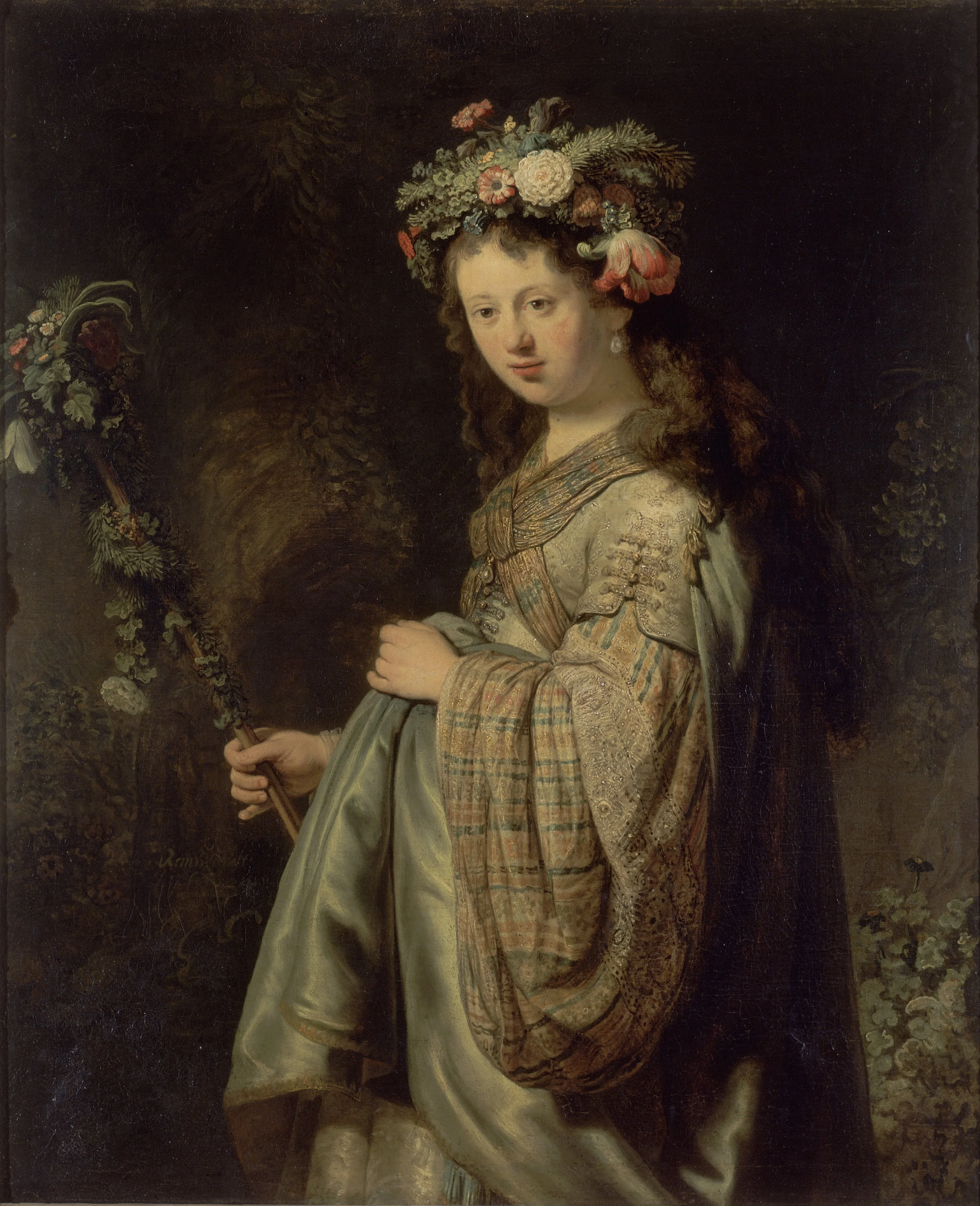 Flora, detail