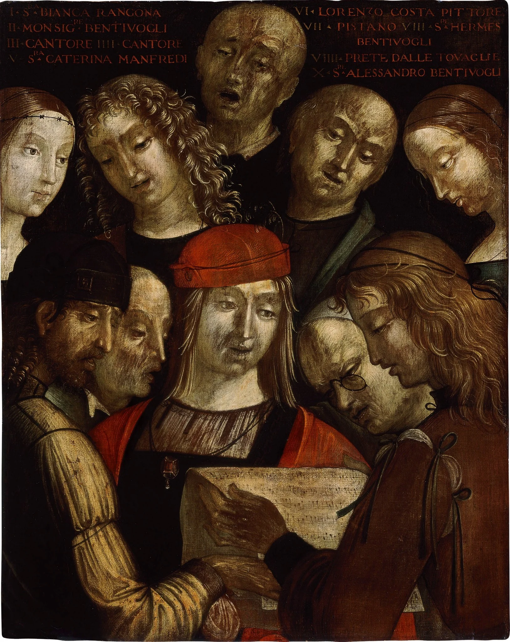 The Bentivoglio Family, detail