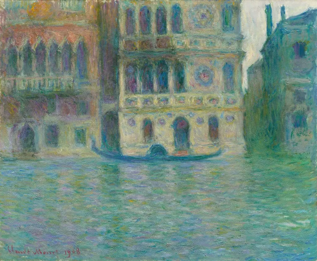 Venice, Palazzo Dario, by Claude Monet, oil, 1908