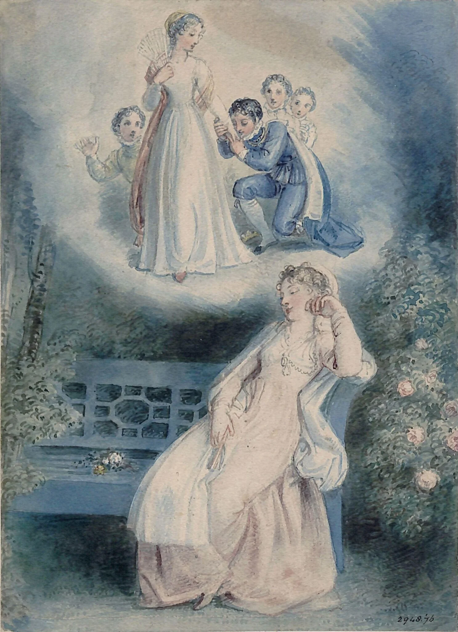 The Lady's Dream, detail