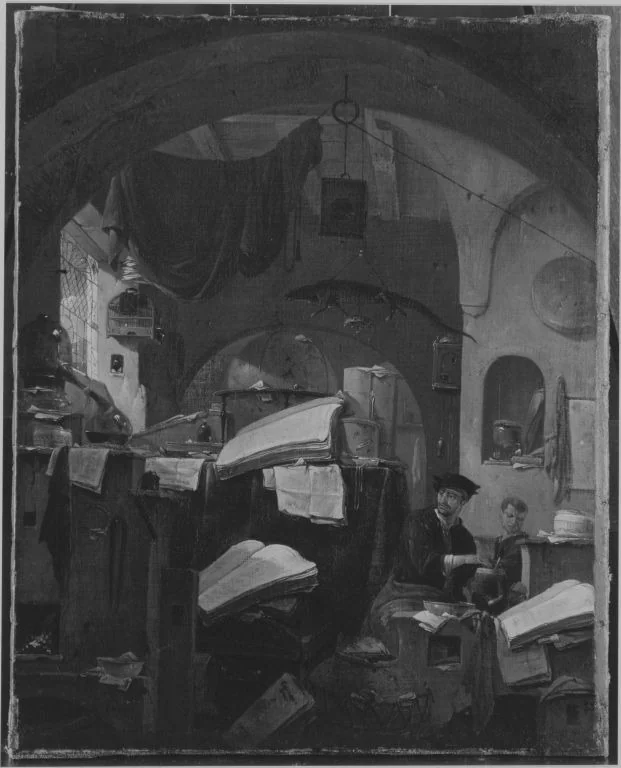 Ein Alchemist, detail