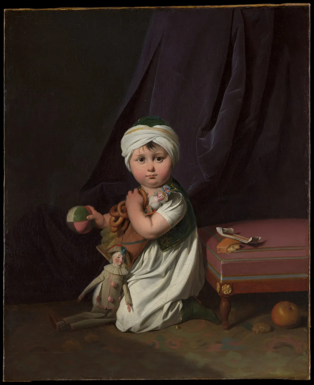 Portrait of a Boy, by Louis-Léopold Boilly, oil, 1805