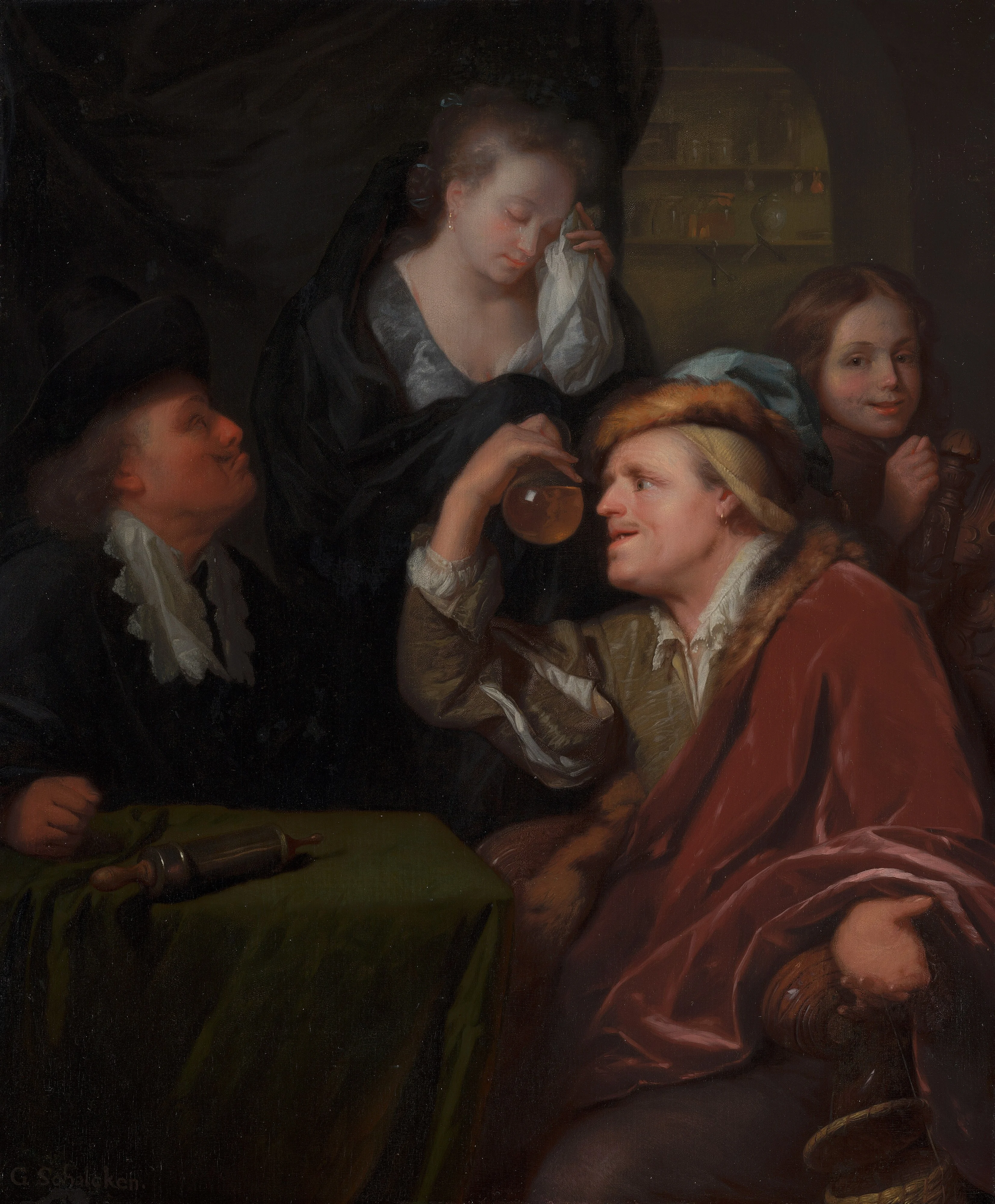 The Medical Examination, detail