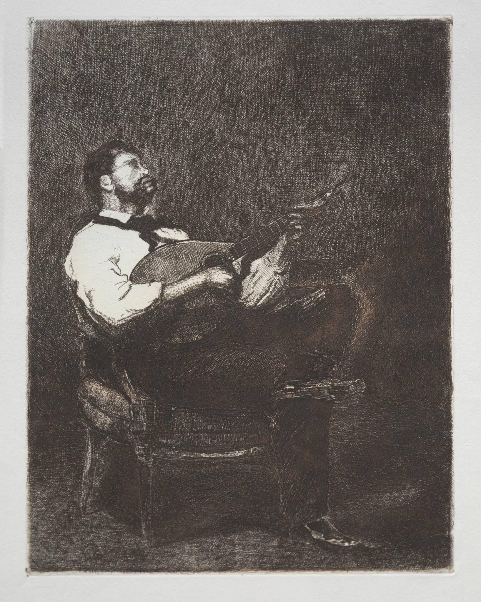 Guitar Player, detail