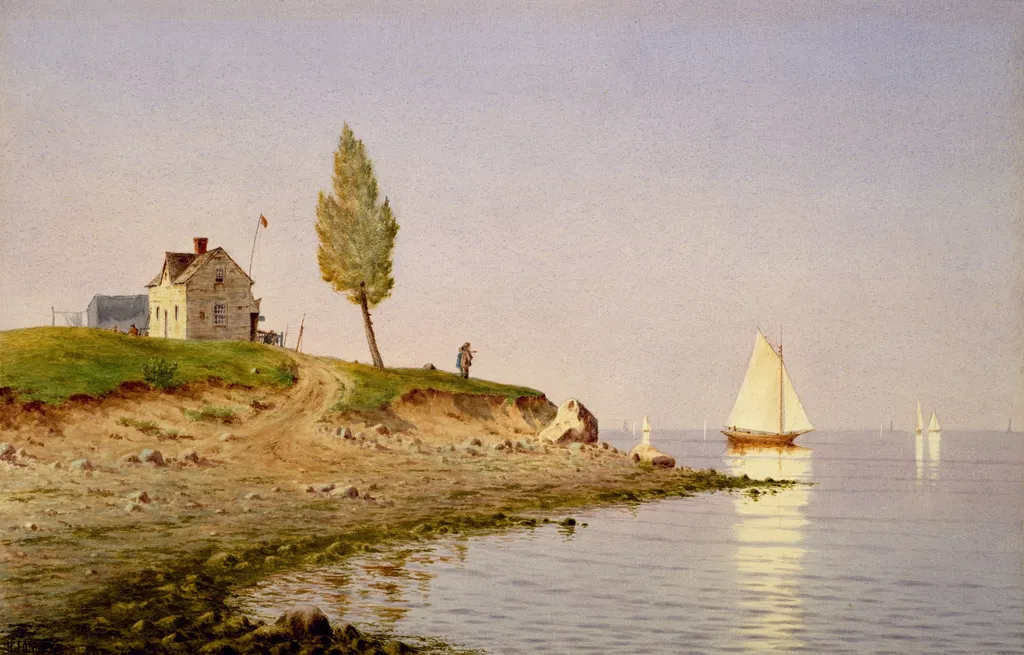 A Calm Afternoon, Long Island, by Henry Farrer, unspecified, 1888