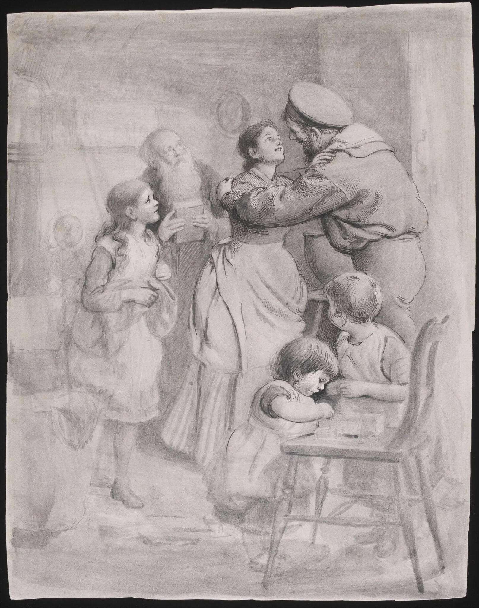 Sailor's Return, detail