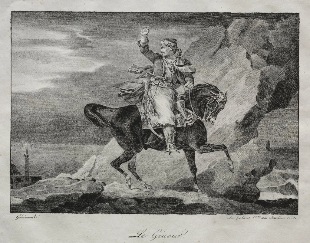 The Giaour, by Théodore Géricault, 1820