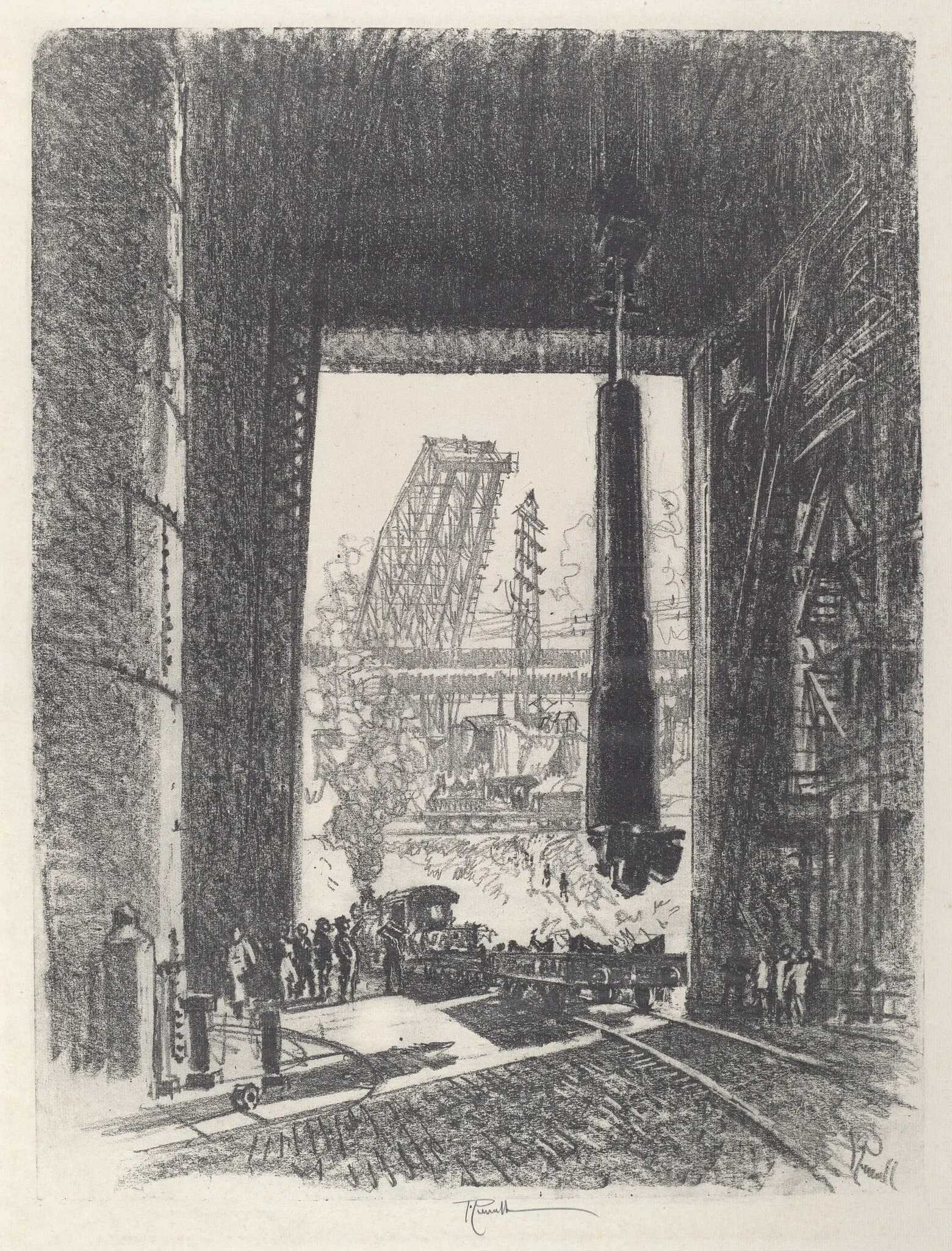 The Gun Pit, No.I, detail