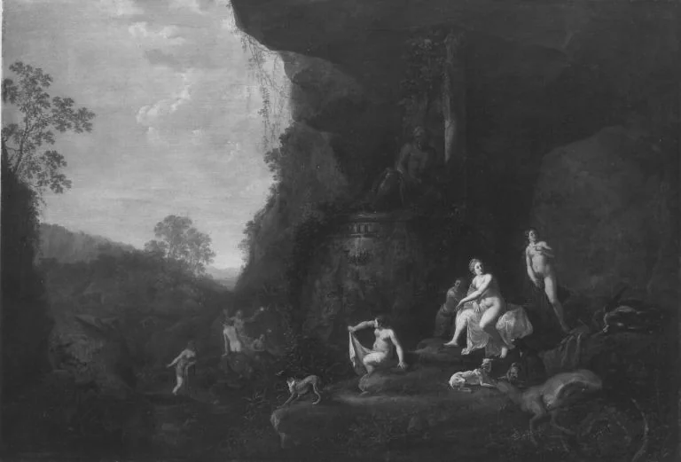 Diana und Aktäon, detail