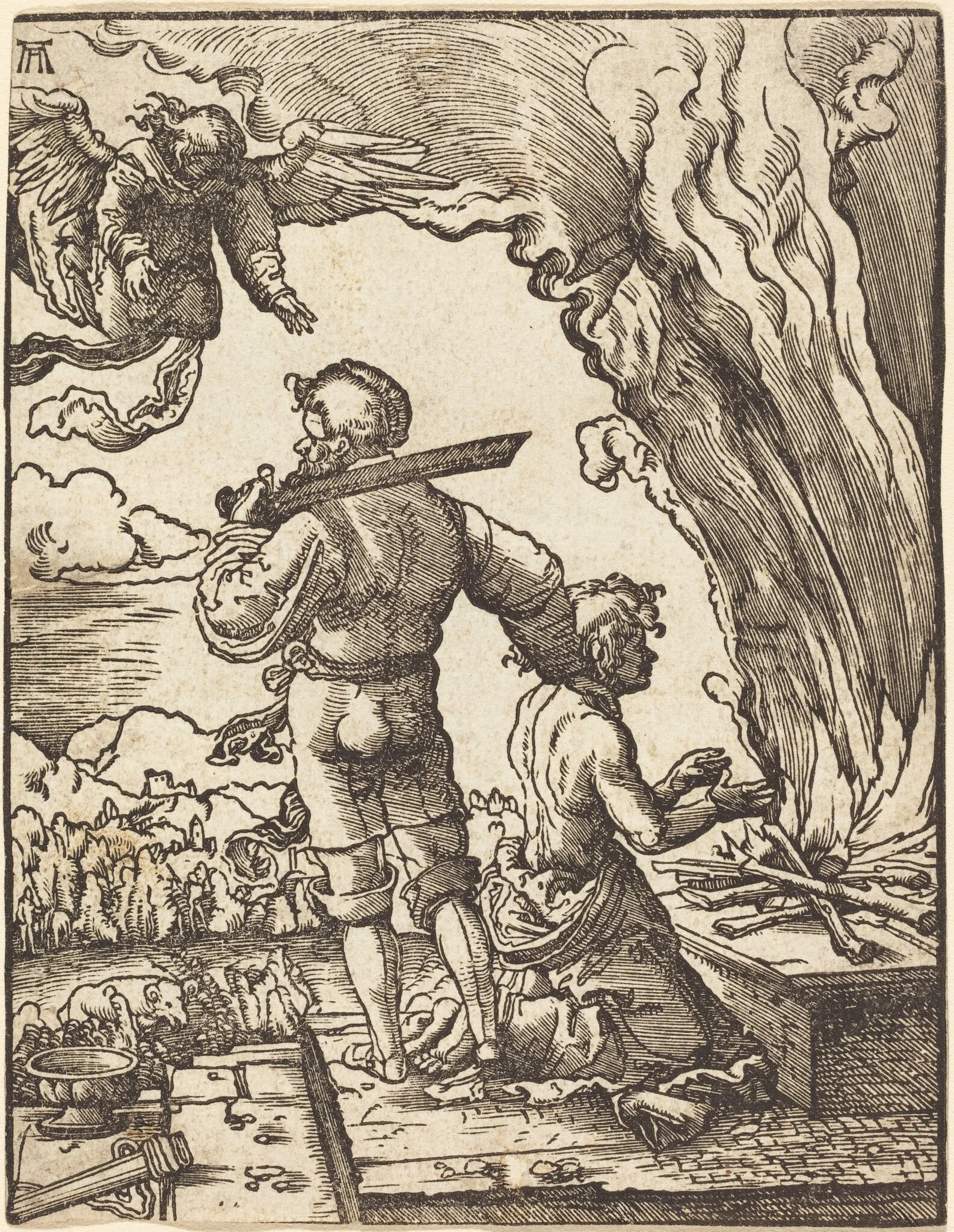 Abraham's Sacrifice, detail