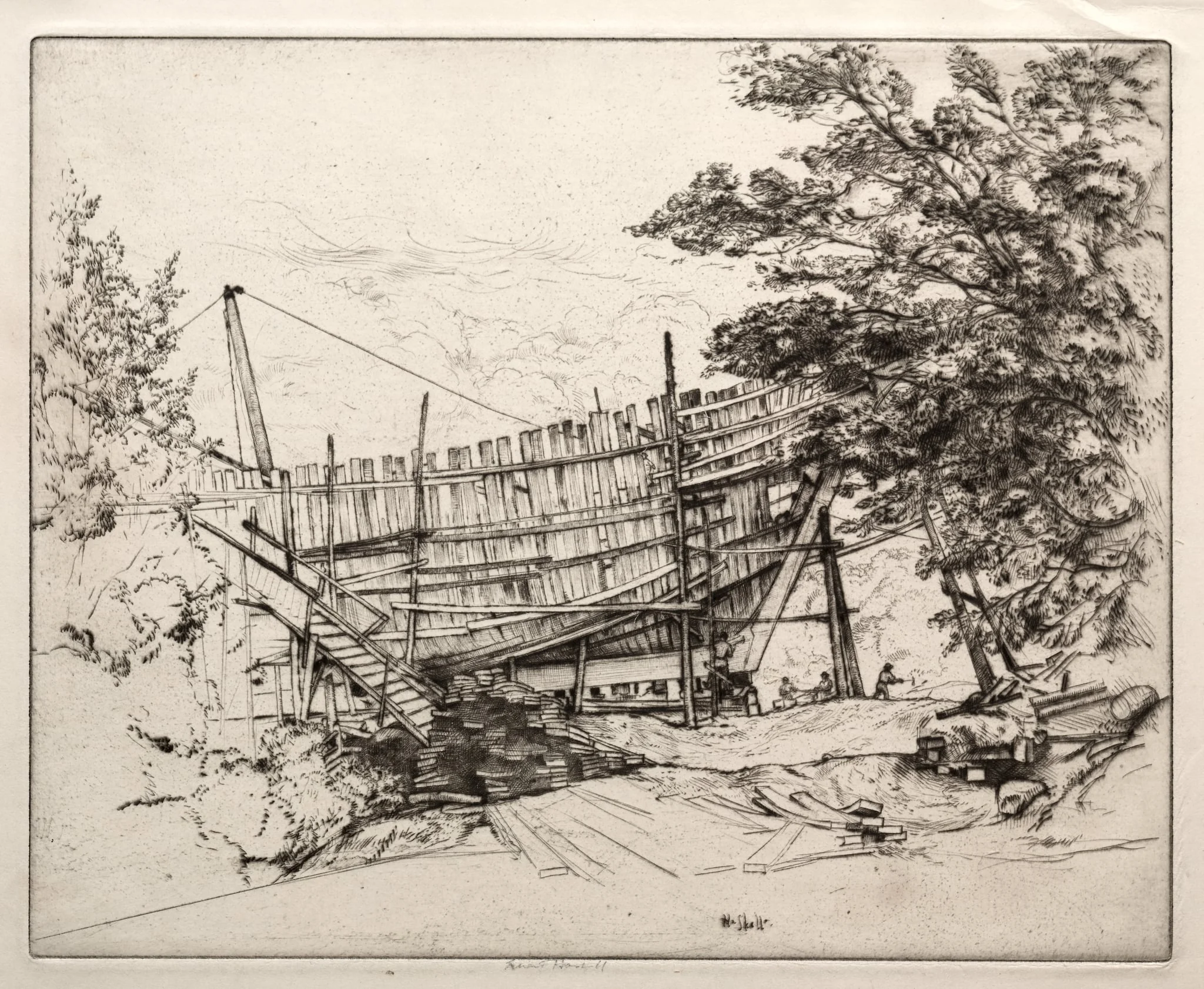 Shipbuilding, detail