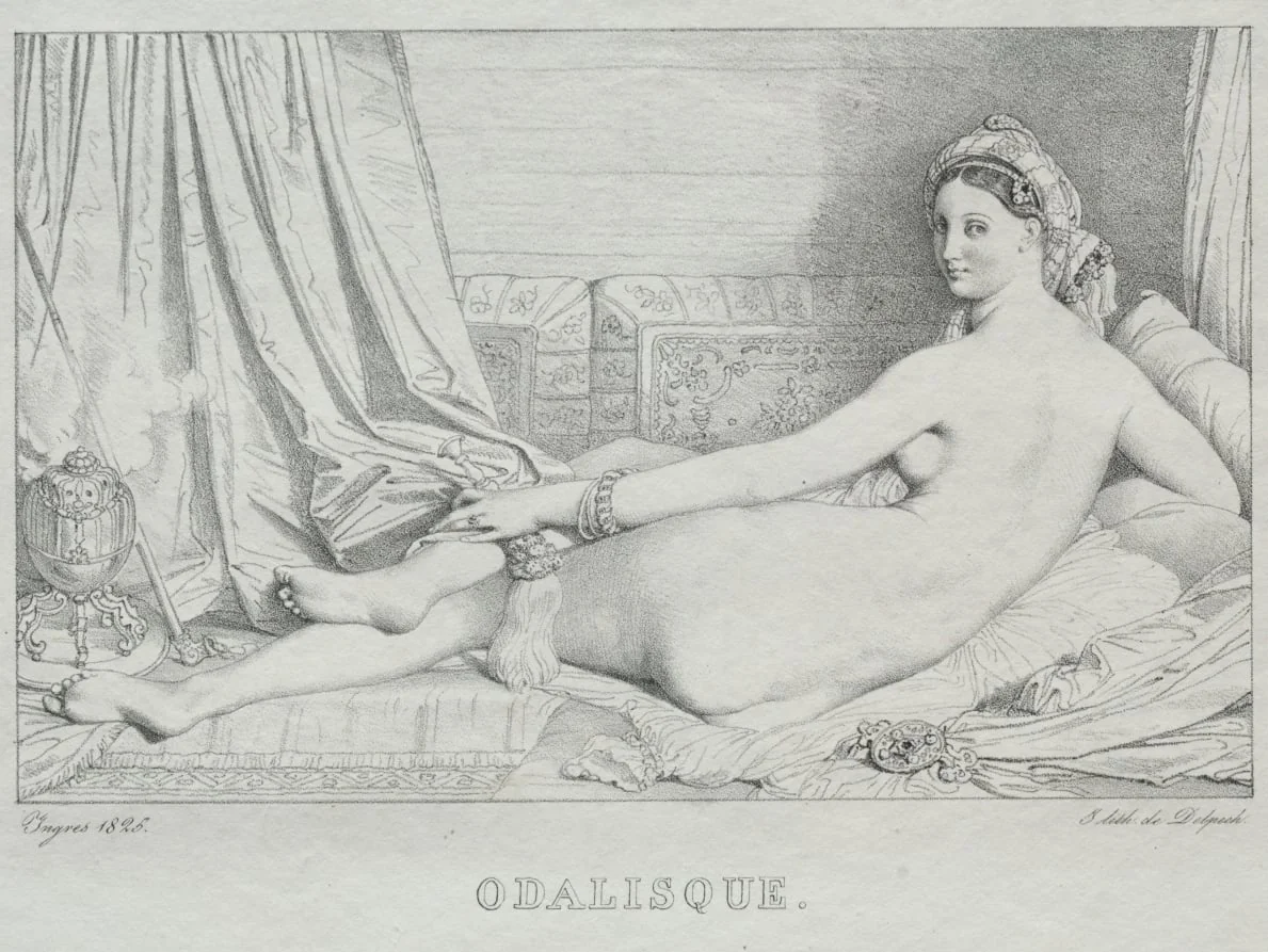 Odalisque, detail