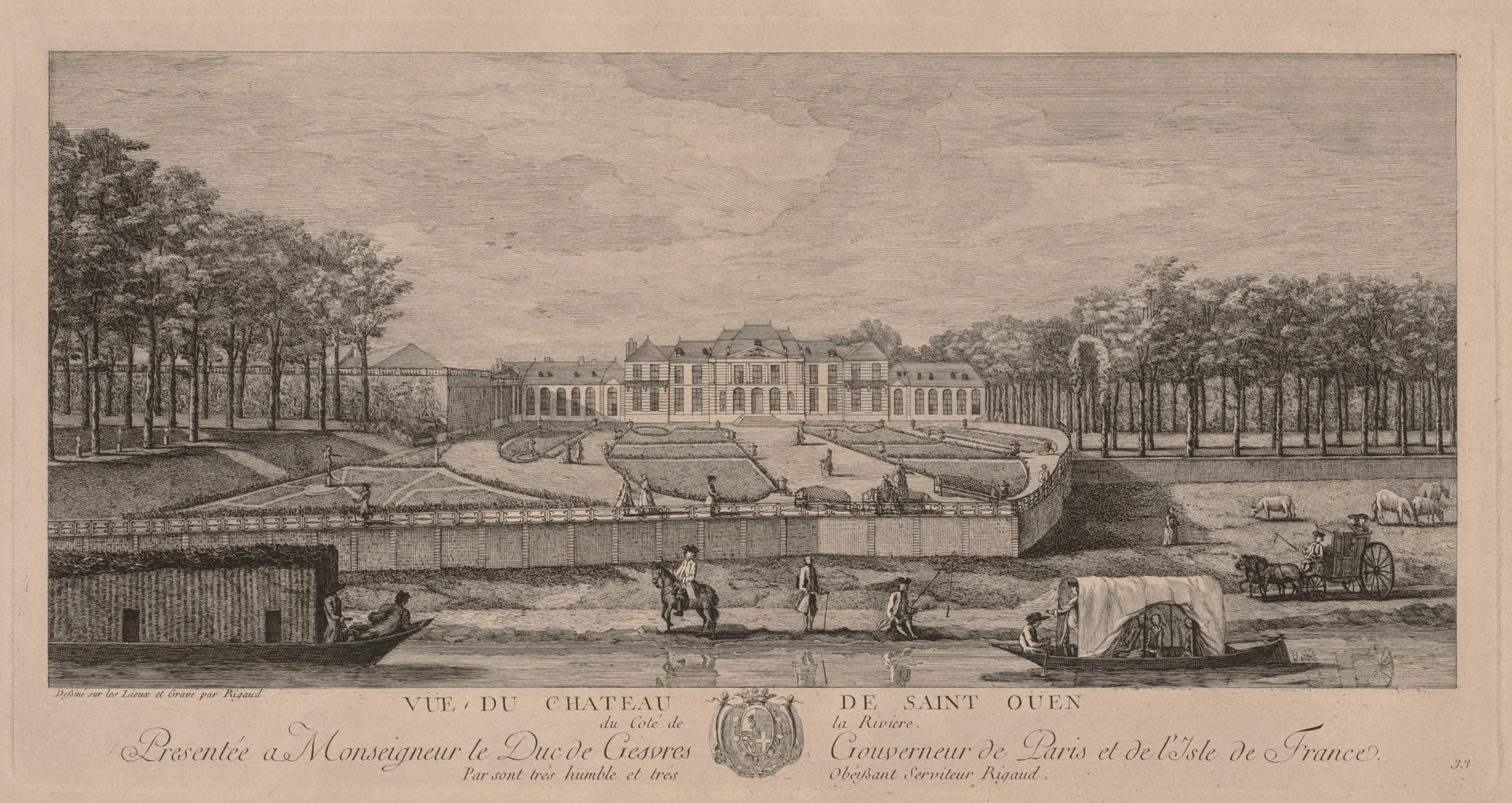 The Chateau of Saint Ouen, detail